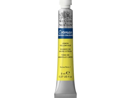 094376902136 W&N COTMAN TUBE 8ML LEMON YELLOW HUE