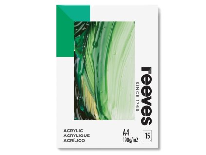 780804865998 RVS ACRYLIC PAPER PAD A4 [FRONT] 780804865998