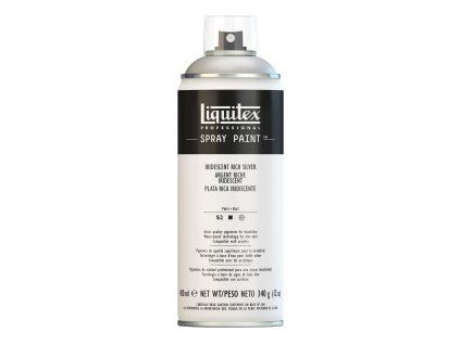 Farba v spreji strieborná 400ml Liquitex