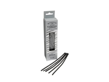 094376896718 W&N ARTISTS' WILLOW CHARCOAL THIN [12 STICKS]