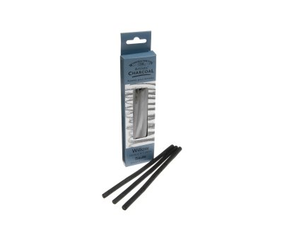 094376896695 W&N ARTISTS' WILLOW CHARCOAL MEDIUM [3 STICKS]