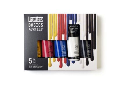 Sada akrylových farieb 5x118 ml Liquitex