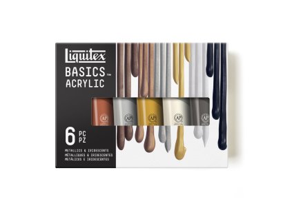 887452061892 LQX BASICS 6x118ML METALLICS 887452061892 [ROW] [FRONT]