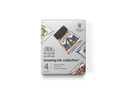 884955065198 W&N DRAWING INK SET VIBRANT TONES [FRONT]