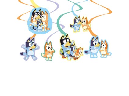 Dekoračné víry - Bluey 6 ks