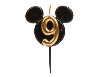 Narodeninová sviečka 9 - Mickey Mouse