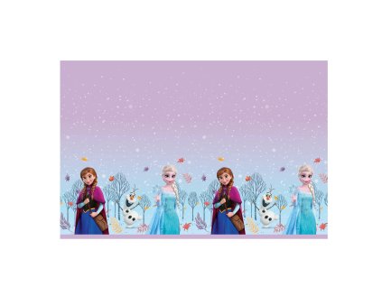 108091 plastovy obrus frozen 120 x 180 cm
