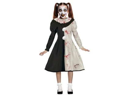 Detský dievčenský kostým - Klaun Art