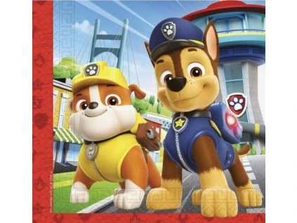 Servítky Paw Patrol 33x33 cm 20ks