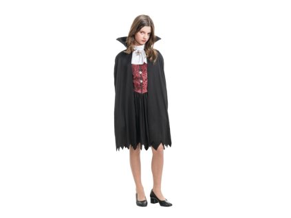 vampiresse theodora robe avec cape 2 pieces 116cm (2)