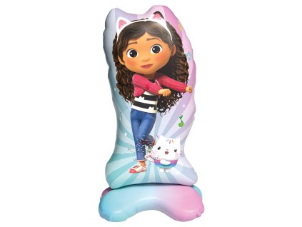 109018 samostojaci foliovy balon gabby s dollhouse 66 x 135 cm