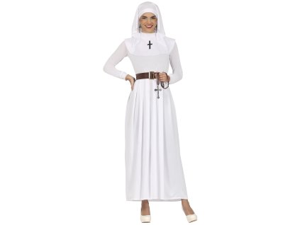 Dámsky kostým - Biela mníška (Rozmiar - dorosły M)
