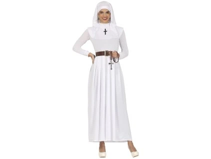 Dámsky kostým - Biela mníška