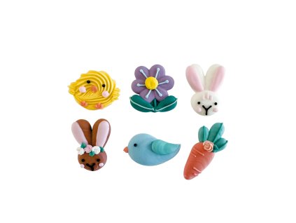 109984 cukrove zdobenie velka noc 6 ks