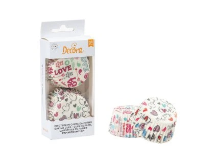 Košíčky na pečenie - Love 36 ks