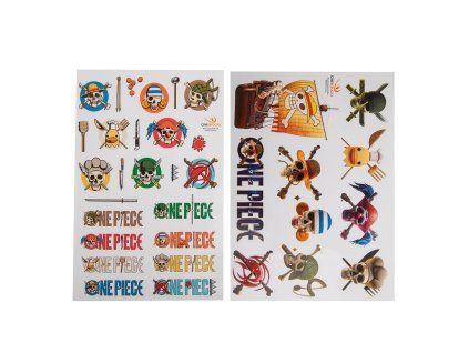 Kolekcia samolepiek One Piece – Logá a predmety