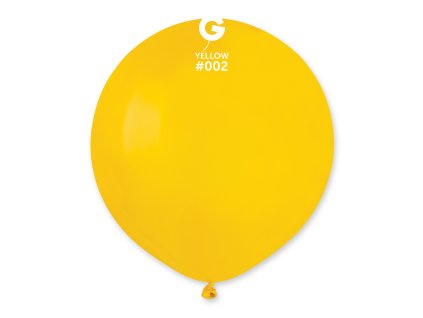 Balón pastelový žltý 48 cm