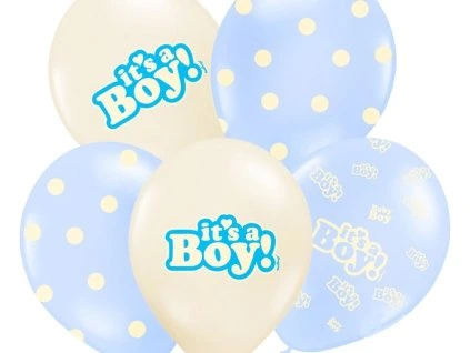 Balón svetlomodrý - It´s a boy 30 cm