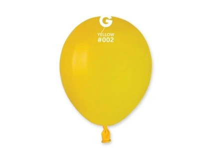 Balónik pastelový žltý 13 cm