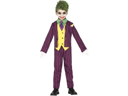 Detský kostým - Joker (Rozmiar - dzieci M: 115-123 cm)