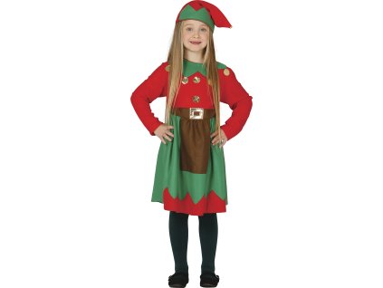 Kostým - Elfka (Rozmiar - dzieci S: 101-109 cm)
