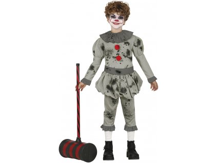 Detský kostým - Zlý Klaun chlapec (Rozmiar - dzieci S)