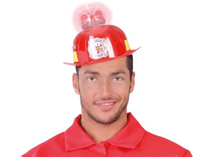 Kask strażacki z syreną