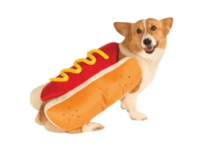 Kostým pre psov - Hot Dog (Rozmiar - pies L)