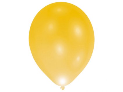 LED balon zlaty