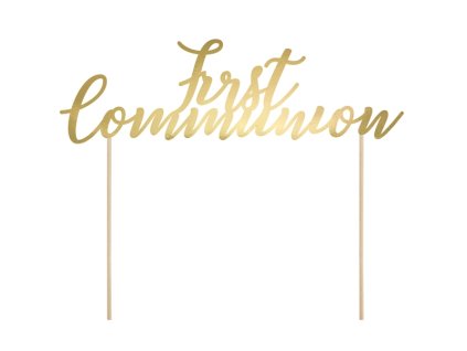 Ozdoba na tort – pierwsza komunia