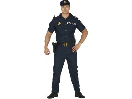 Pánsky kostým - Policajt (Rozmiar - dorosły M)