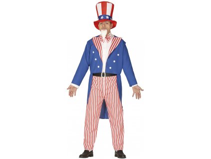 Pánsky kostým - Uncle Sam (Rozmiar - dorosły M)