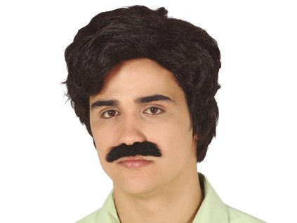 Peruka z wąsami Pablo Escobar