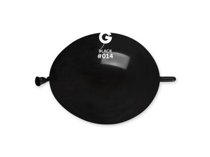 Spojovací balónik čierny 16 cm