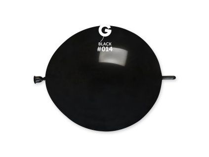 Spojovací balónik čierny 30 cm