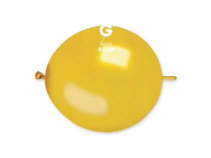Spojovací balónik zlatý 30 cm