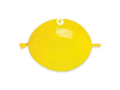 Spojovací balónik žltý 16 cm