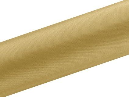 Satén zlatý 16 cm x 9 m