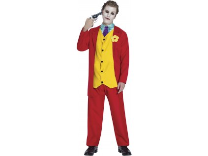 Pánsky kostým - Joker Mr. Smile (Rozmiar - dorosły M)