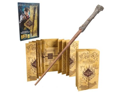 Zestaw różdżka i Mapa Huncwotów Harry Potter