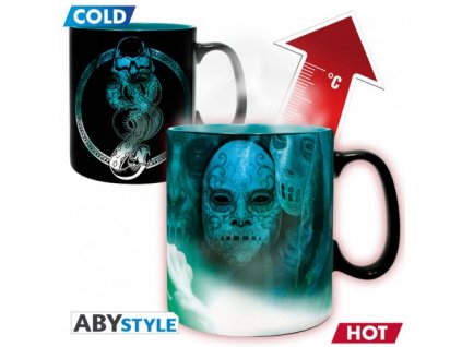 harry potter mug heat change 460 ml voldemort with box x2