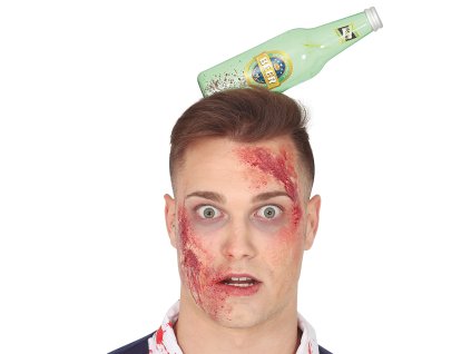 Opaska z wbitą butelką