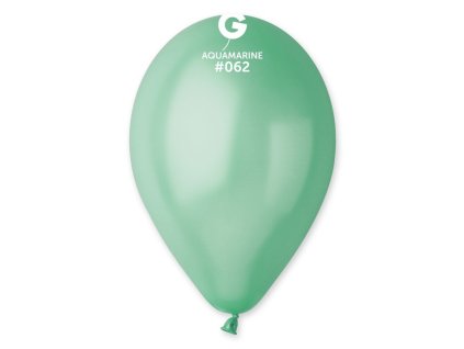 Balónik metalický aquamarin 26 cm