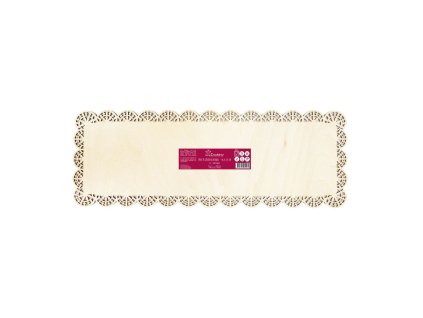 51056 drevena podlozka na dezerty 36x13cm