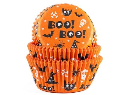 51089 papierove kosicky na pecenie halloween boo 50 ks