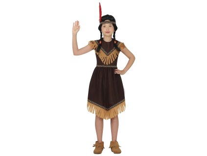 Detský kostým Indiánka (Rozmiar - dzieci M: 115-123 cm)