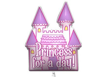 Fóliový balón - Princess for a day! 94 cm