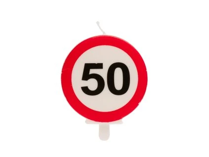 Narodeninová sviečka - 50