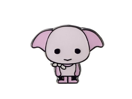 Odznak Harry Potter - Dobby (ružový)