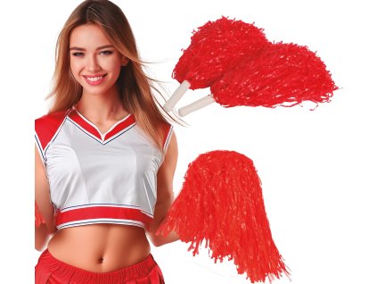 Pompony pre mažoretky (Kolor Biały)